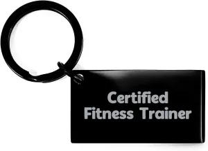 Fitness Trainer Gifts - Inspirational Keychain Quote for Mother's Day from Men to Women