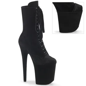 FLAMINGO-1045VEL - Black Velvet Boots