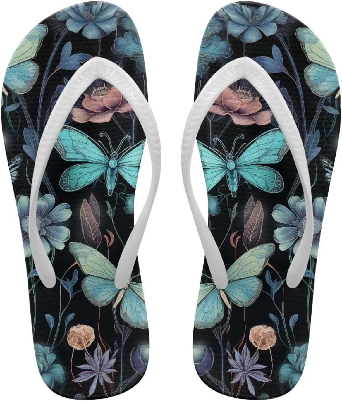 Flip Flops for Woman Casual Slip Ons Fashon Slim Thong Slide Sandals Anti Skid EVA Sole