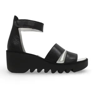 Fly London BONO290FLY Mousse Leather Women's Heels Sandals