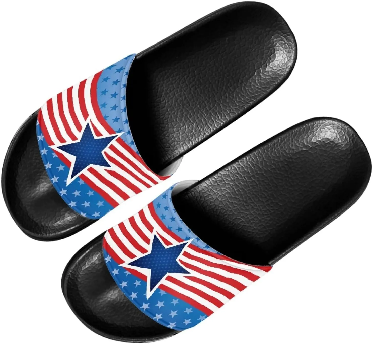 Footwear for Mens Open Toe Athletic Sandals Anti-Slip Sole Slide Sandals Pillow House Flat Shoes Comfortable Slip On Slippers for Indoor & Outdoor