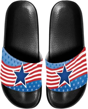 Footwear for Mens Open Toe Athletic Sandals Anti-Slip Sole Slide Sandals Pillow House Flat Shoes Comfortable Slip On Slippers for Indoor & Outdoor