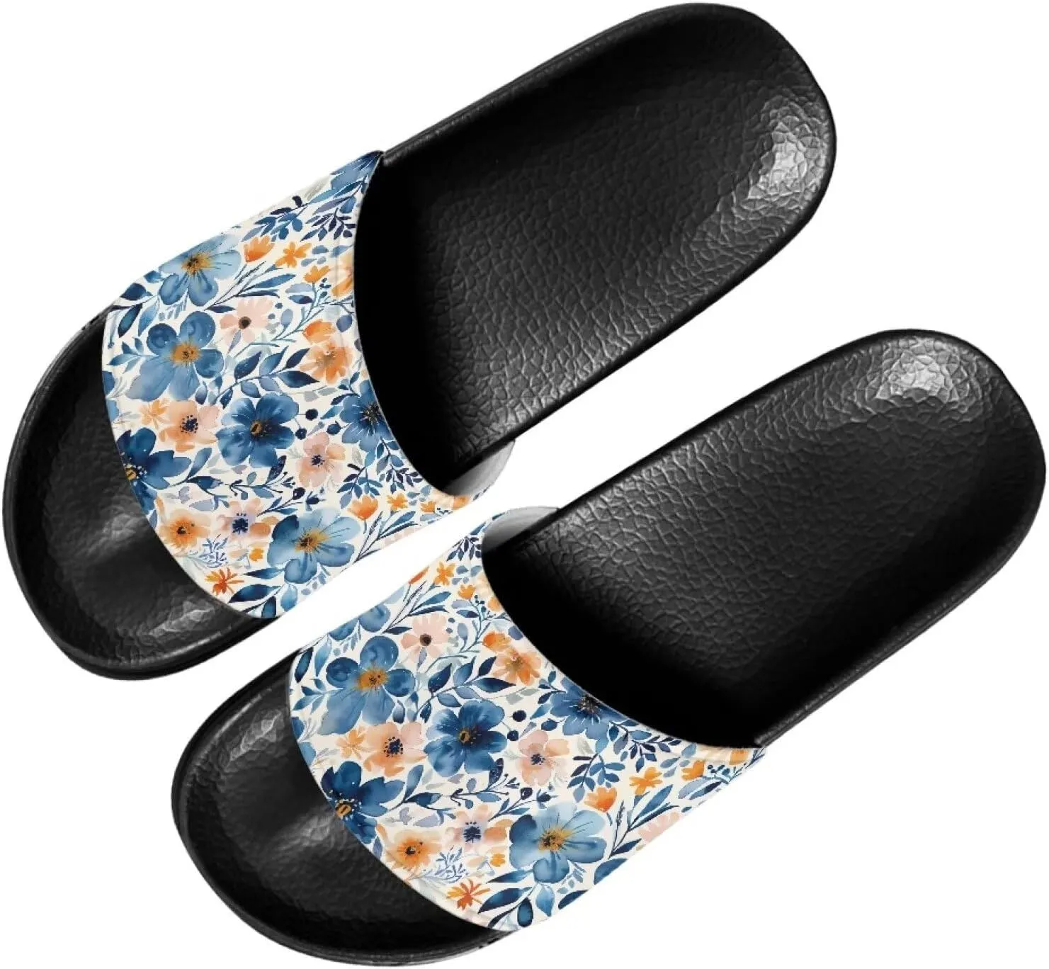 Footwear for Womens Open Toe Athletic Sandals Anti-Slip Sole Slide Sandals Pillow House Flat Shoes Comfoy