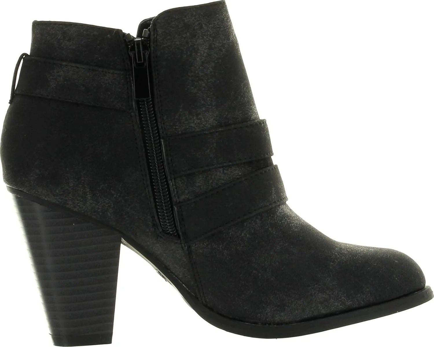 Forever Link Women's Comfort Chunky Heel Lace Up Ankle Booties