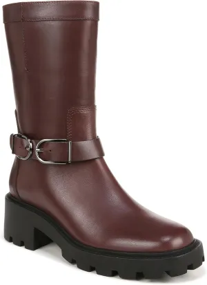 Franco Sarto Women's Elle Mid Shaft Lug Sole Boot Calf
