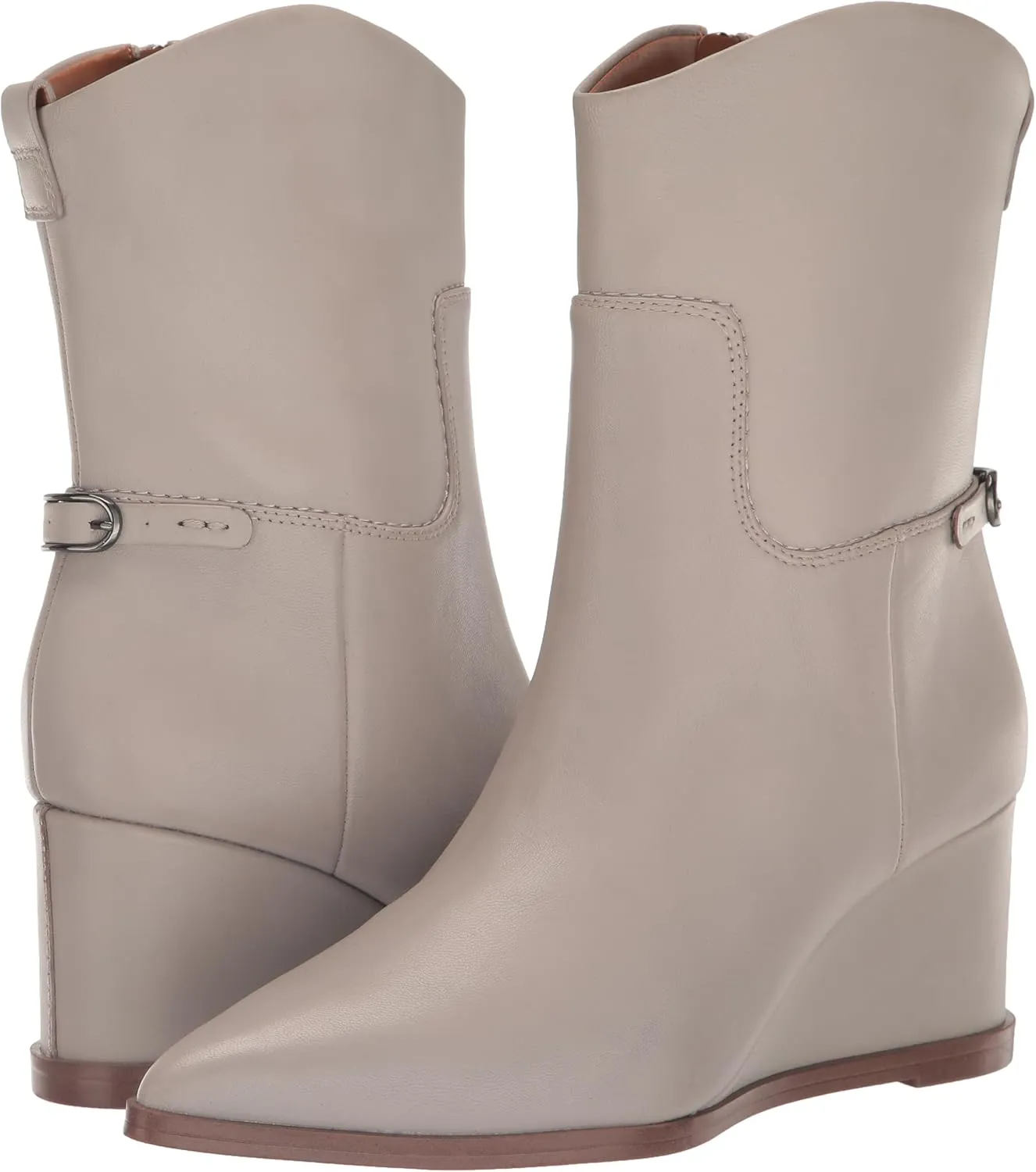 Franco Sarto Women's Etta Pointed Toe Wedge Booties Ankle Boot