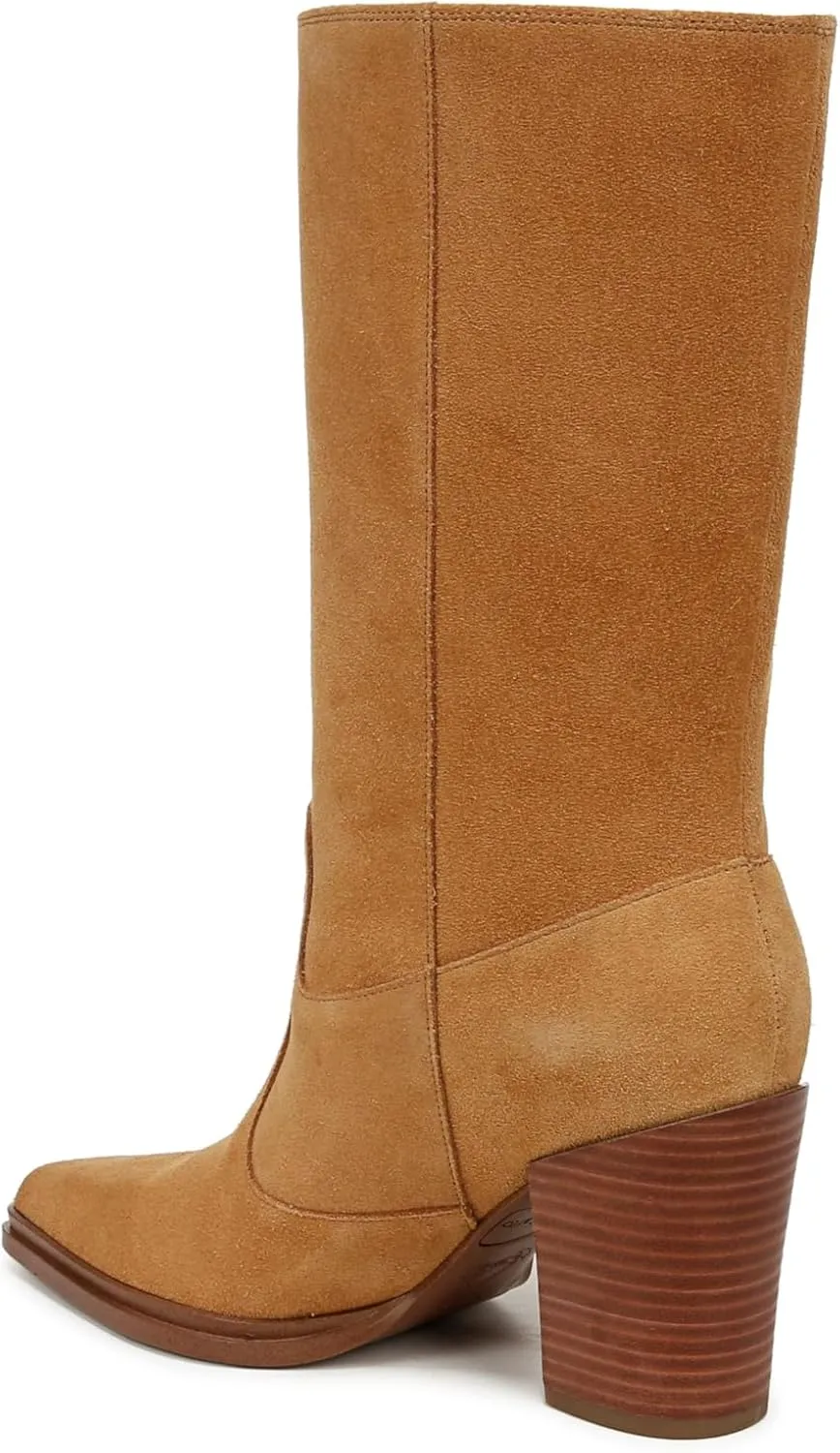 Franco Sarto Womens Jaxon Mid Calf Heeled Boot
