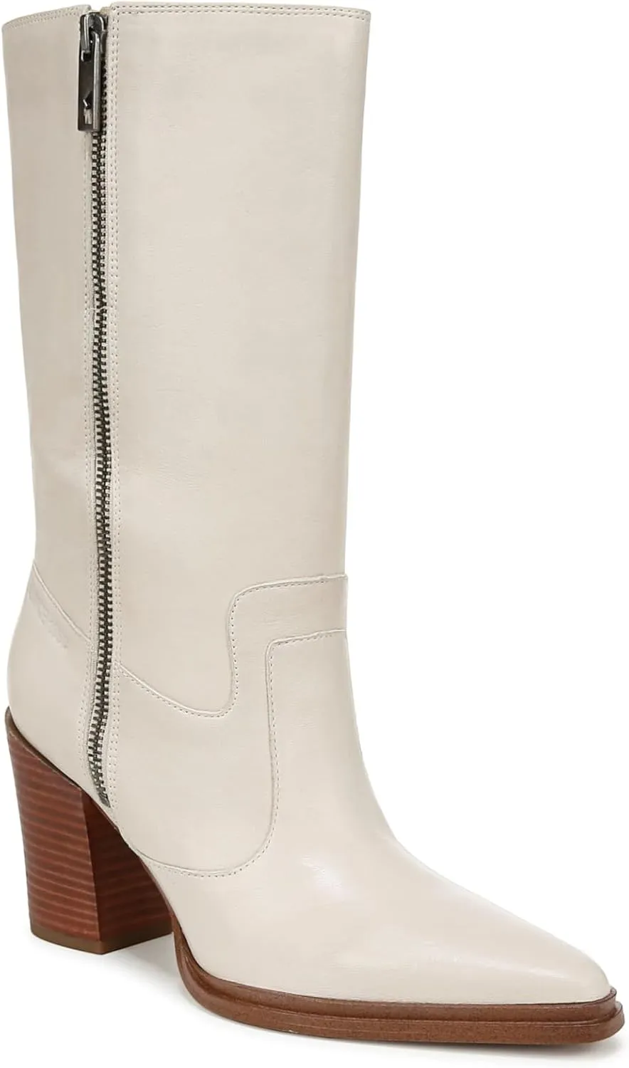 Franco Sarto Womens Jaxon Mid Calf Heeled Boot