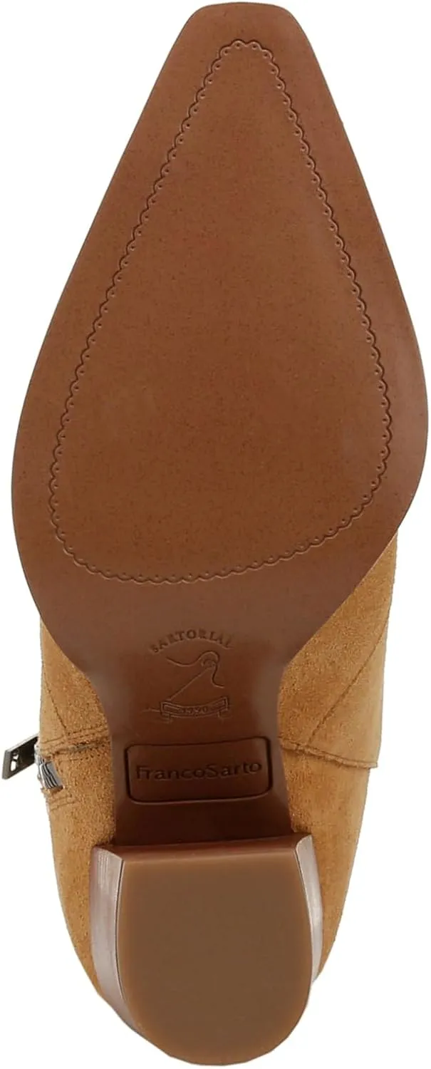 Franco Sarto Womens Jaxon Mid Calf Heeled Boot