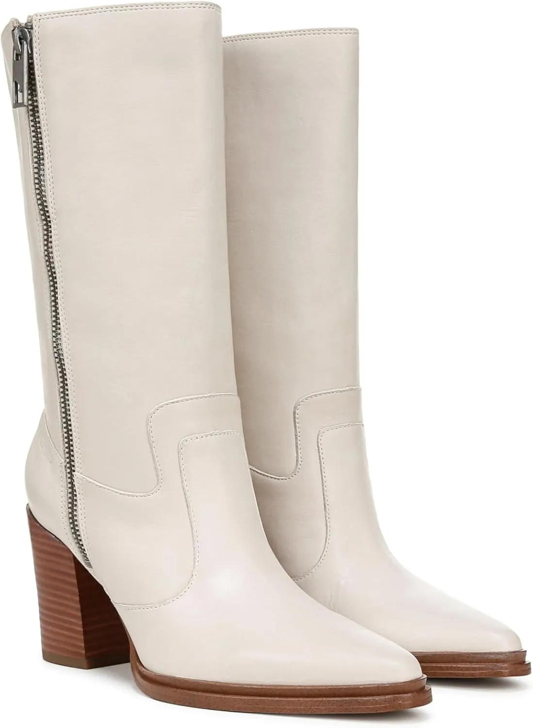 Franco Sarto Womens Jaxon Mid Calf Heeled Boot