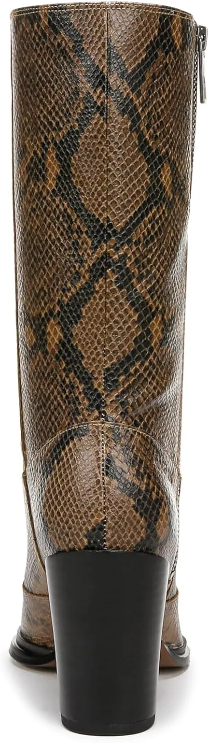 Franco Sarto Womens Jaxon Mid Calf Heeled Boot