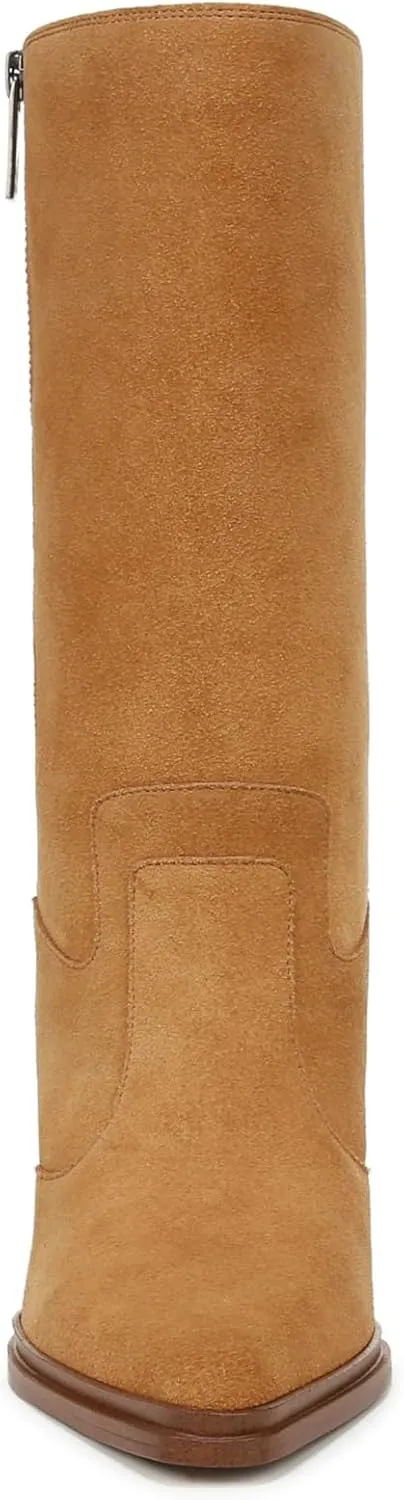 Franco Sarto Womens Jaxon Mid Calf Heeled Boot