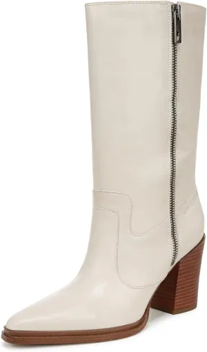 Franco Sarto Womens Jaxon Mid Calf Heeled Boot
