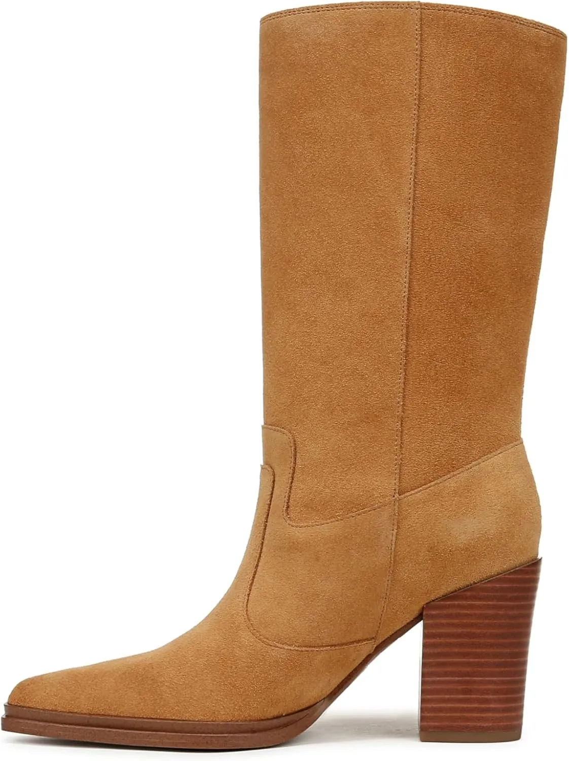 Franco Sarto Womens Jaxon Mid Calf Heeled Boot