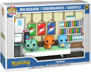 Funko Pop Moments Deluxe: Pokemon - Starters - Bulbasaur, Charmander, Squirtle - Collectable Vinyl Figure - Gift Idea - Official Merchandise - Toys for Kids & Adults - Video Games Fans
