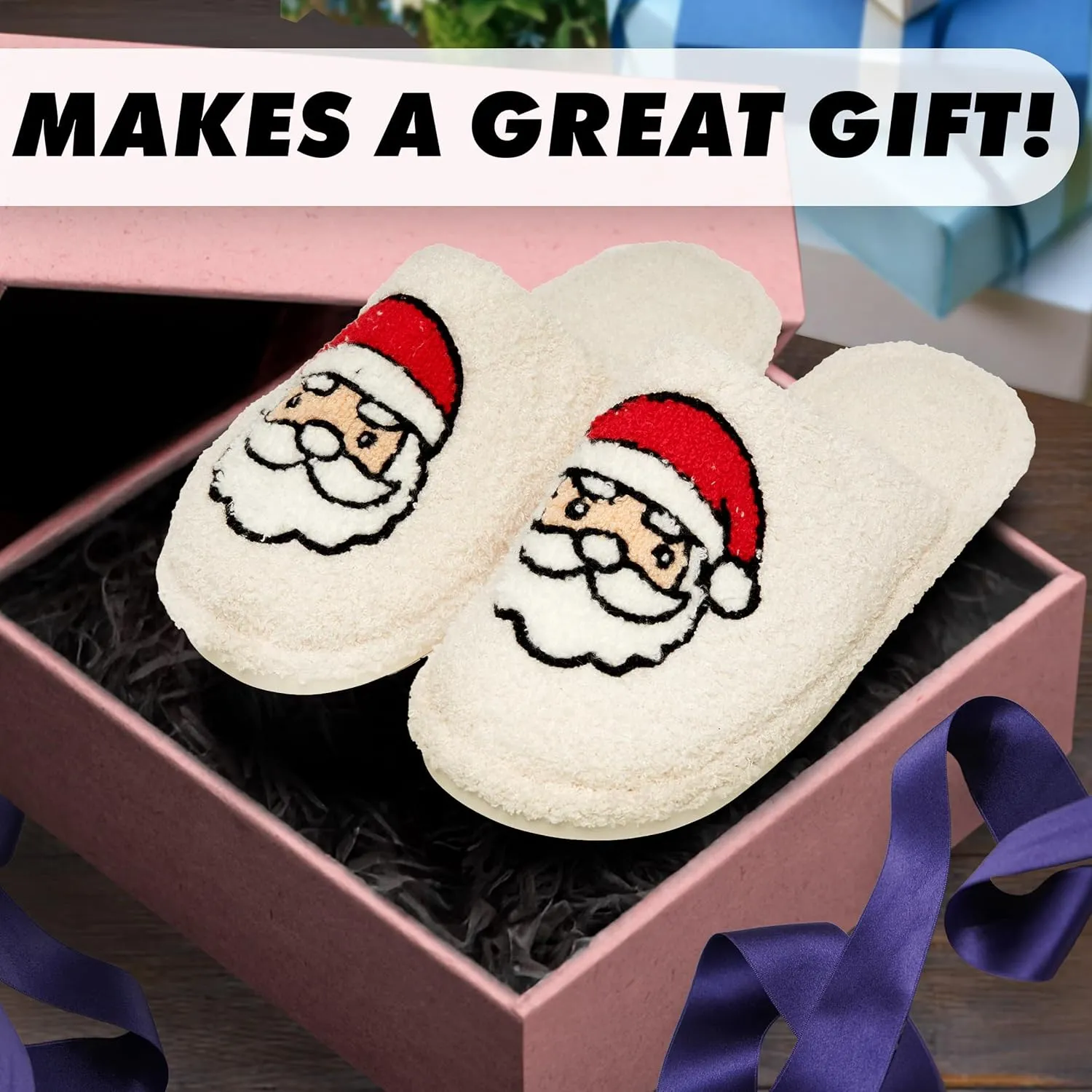 Funky Junque Cozy Microfiber Women's Slippers with Non-Slip Sole - Easter Designs, Spring Patterns