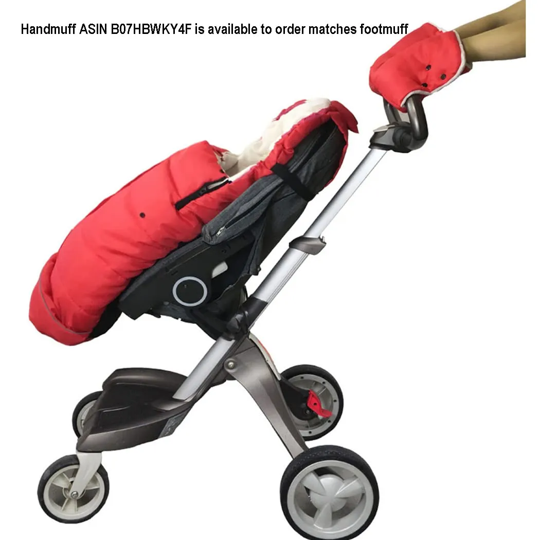 funlife Anti-Kick Winter Warm Blanket, Cozy Baby Sleeping Bag Cocoon - Adaptable for Most Stroller Styles, Water Repellent, Anti-Slip, Extendable, Multifunction Use Footmuff