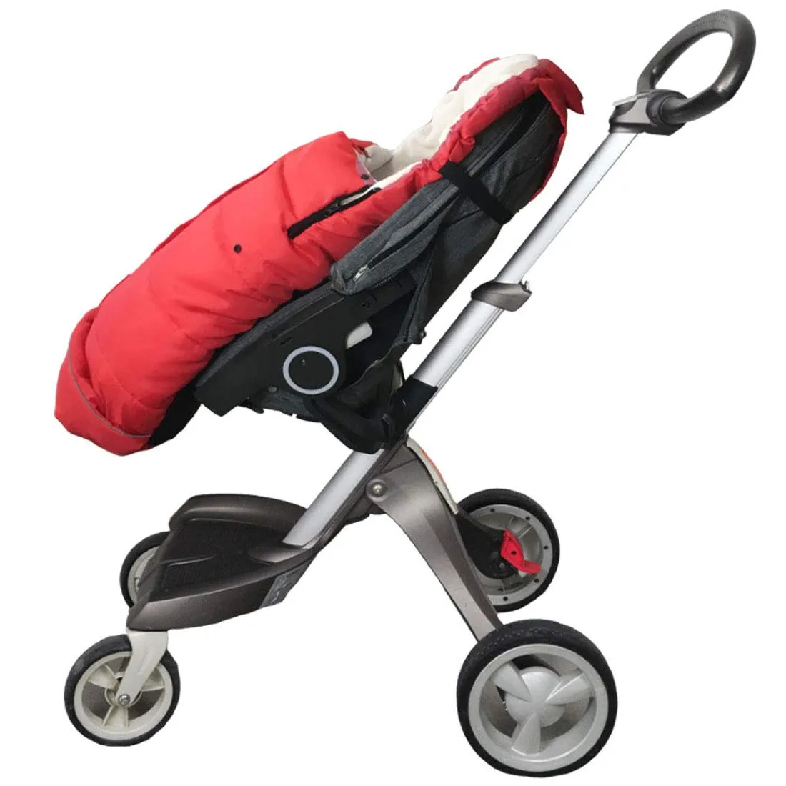 funlife Anti-Kick Winter Warm Blanket, Cozy Baby Sleeping Bag Cocoon - Adaptable for Most Stroller Styles, Water Repellent, Anti-Slip, Extendable, Multifunction Use Footmuff