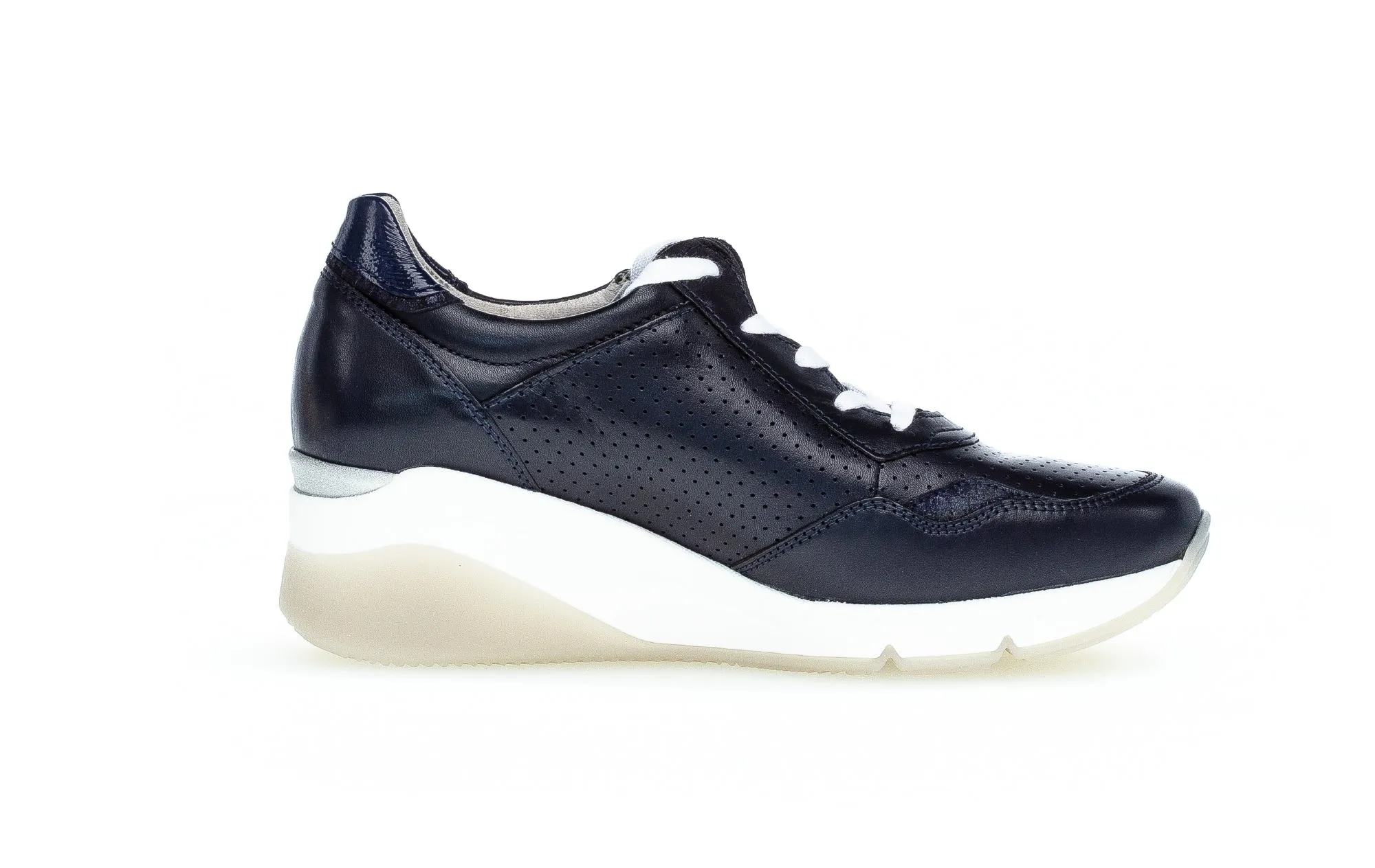 GABOR - 66.488.56 WEDGE LACED SHOE - NAVY