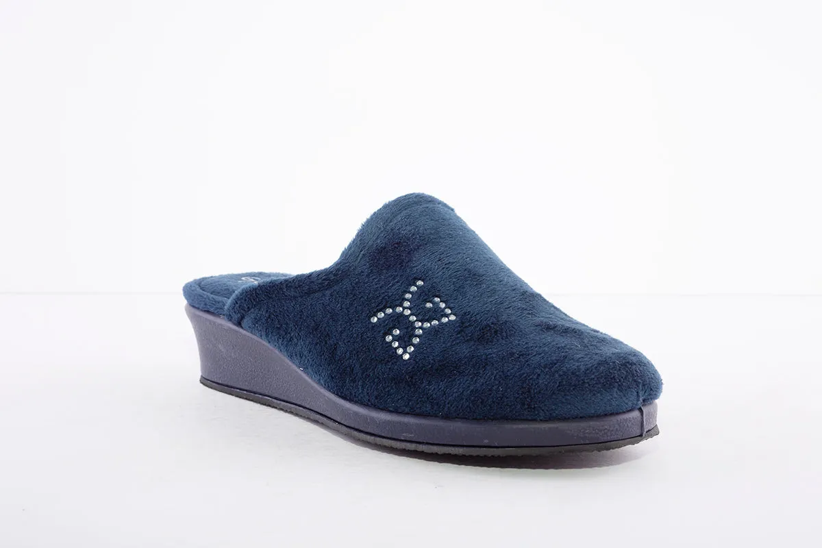 GARZON - 1824.247 MULE SLIPPER - NAVY