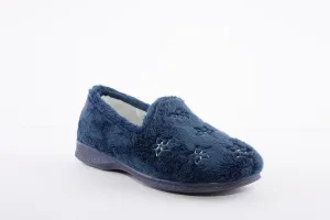 GARZON - 2854.275 FLAT FULL SLIPPER - NAVY