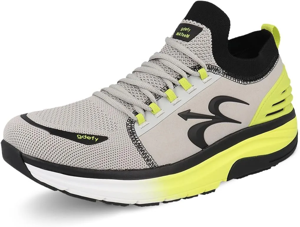 GDEFY Men's MATeeM Cross-Trainer - Hybrid VersoShock Performance Proven Pain Relief Shoes with Support