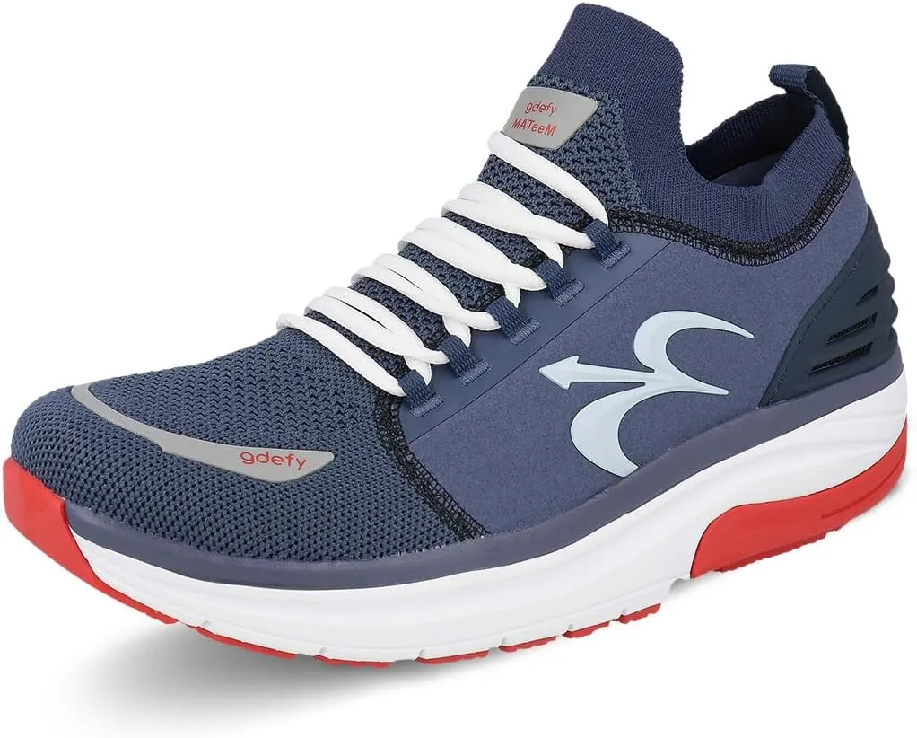 GDEFY Men's MATeeM Cross-Trainer - Hybrid VersoShock Performance Proven Pain Relief Shoes with Support