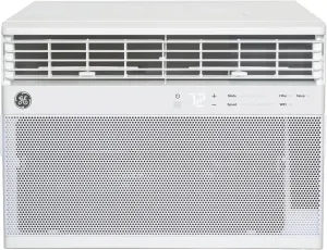 GE AWCS10WWA Window Air Conditioner, Wi-Fi Enabled, Energy-Efficient Cooling for Medium Rooms up to 450 sq ft, Easy Install Kit, Control Using Remote or Smartphone App, New 10,000 BTU, White
