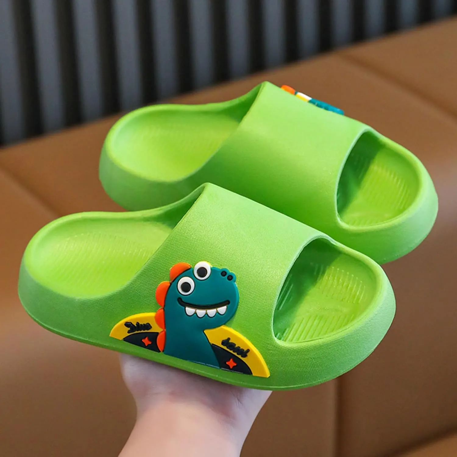 Generic Kids Toddler Boys Girls Cloud Slide Dinosaur Shower Slippers Summer Soft Bottom Non Slip Quick Drying Water Shoes