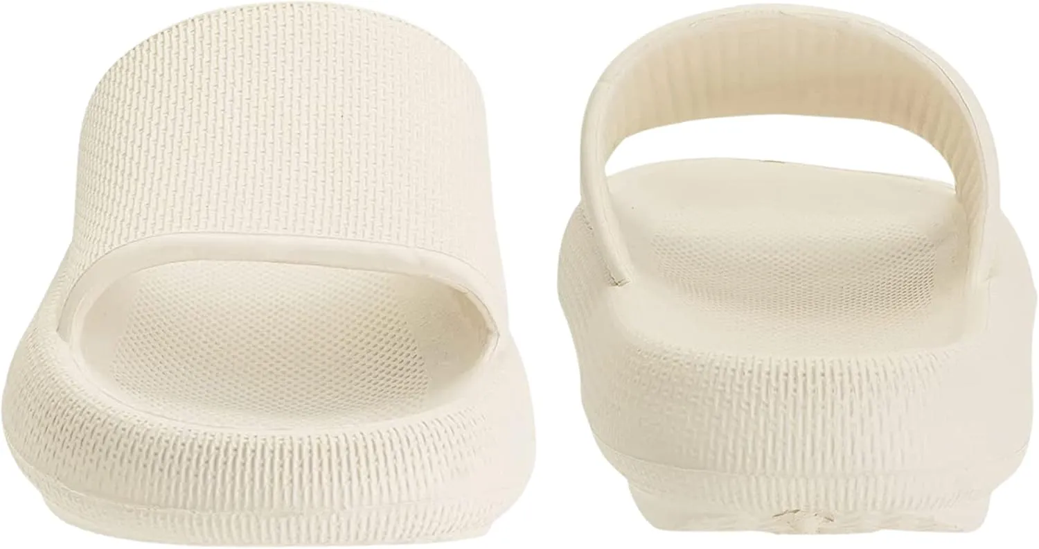 Genuine Pillow Slippers for Women and Men | House Slides Shower Sandals | Extremely Comfy | Cushioned Thick Sole | Cloud Slides | Lightweight Non-Slip Easy to Clean