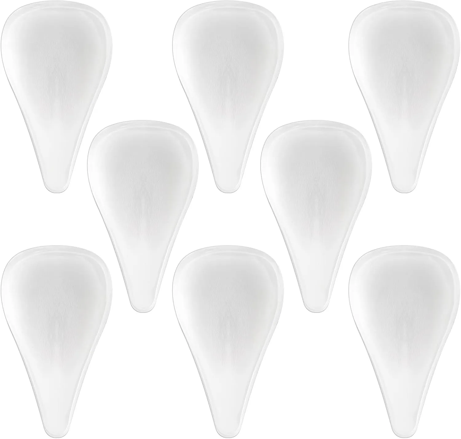 Geyoga 8 Pcs Camel Pads Toes Concealer Seamless Hider Reusable Silicone Anti Camel Cover Insert Guard for Women Girls