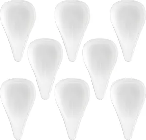 Geyoga 8 Pcs Camel Pads Toes Concealer Seamless Hider Reusable Silicone Anti Camel Cover Insert Guard for Women Girls