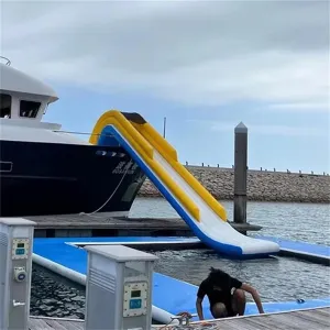 Giant Inflatable Water Slides Adults Backyard Blow Up PVC Commercial for Outdoor Family Yacht Marina