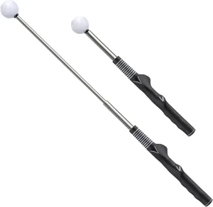 GreenHaven Retractable Golf Swing Trainer, Golf Swing Swing Trainer, Right Handed Golf Trainer, Ideal for Warm-Up and Indoor Practice, Strength and Speed Training Rods, Golf Accessories
