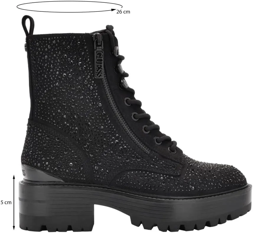 GUESS Women's Fearne Combat Boot