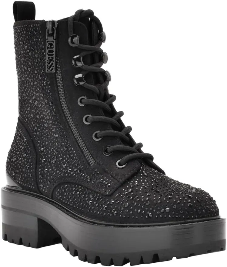 GUESS Women's Fearne Combat Boot