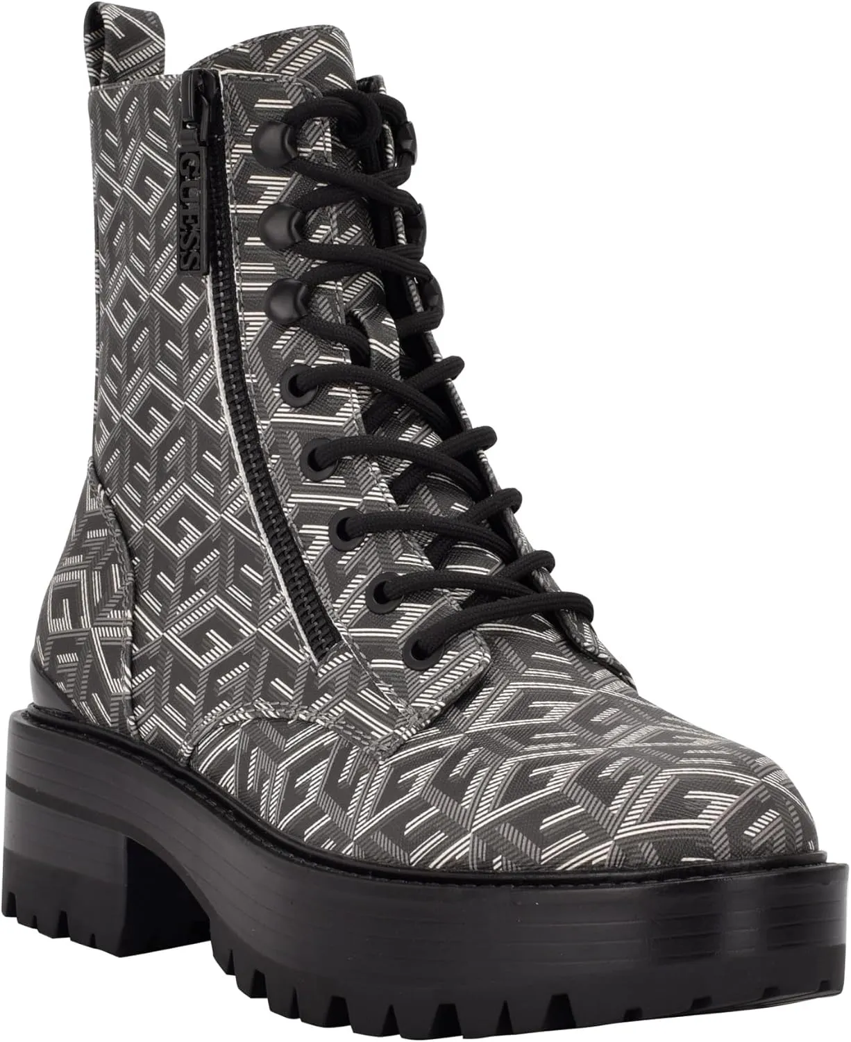 GUESS Women's Fearne Combat Boot