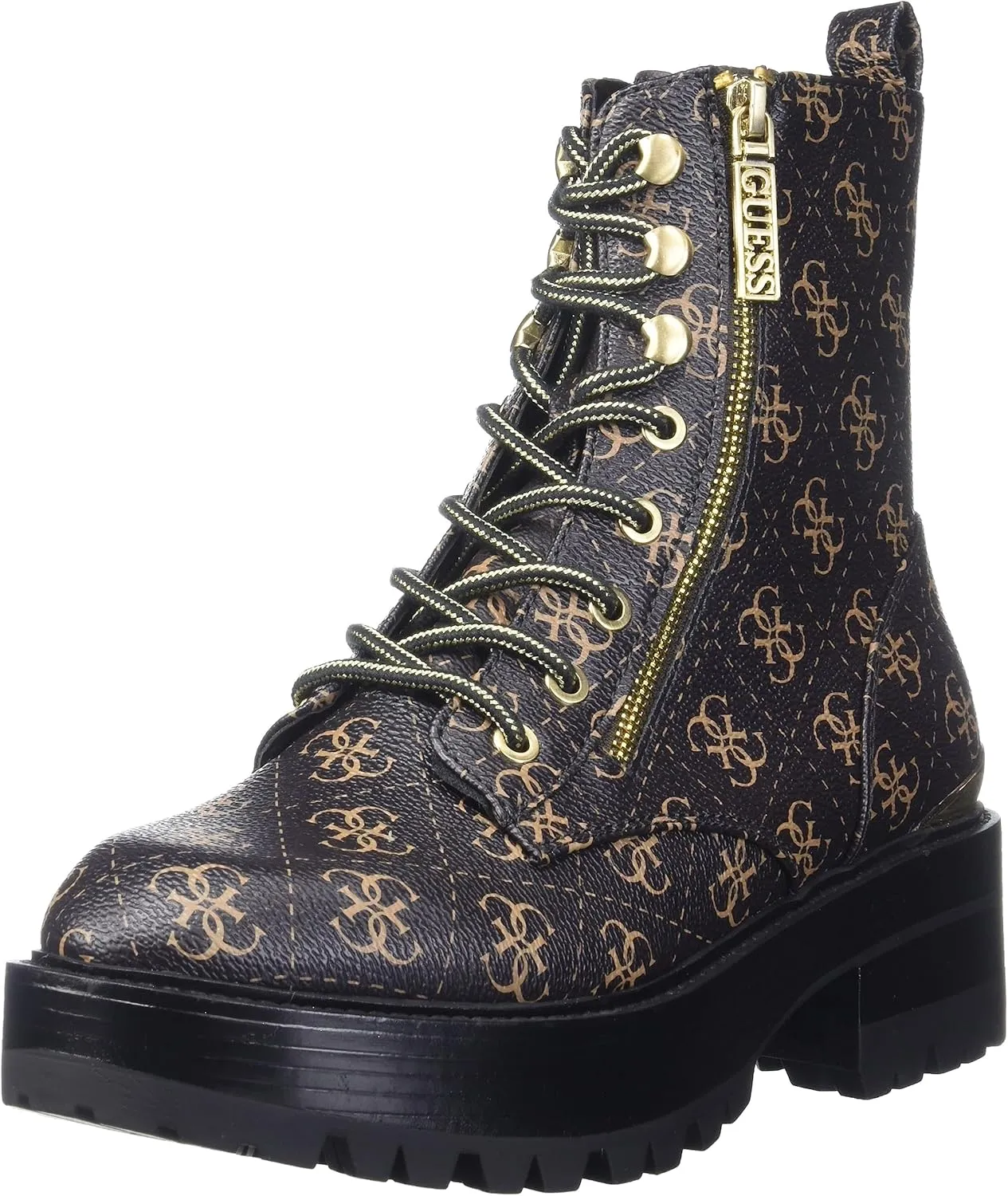 GUESS Women's Fearne Combat Boot