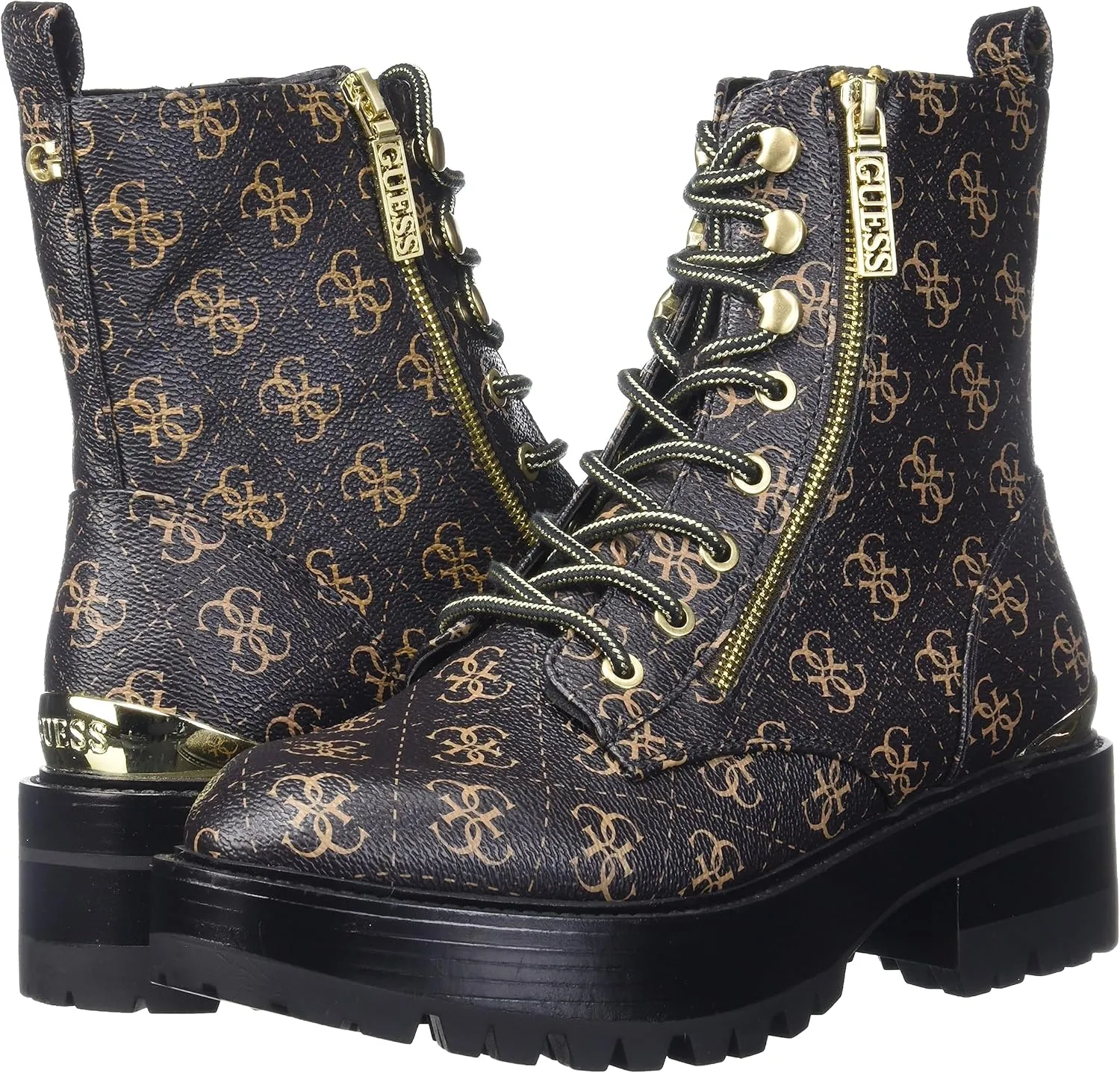 GUESS Women's Fearne Combat Boot