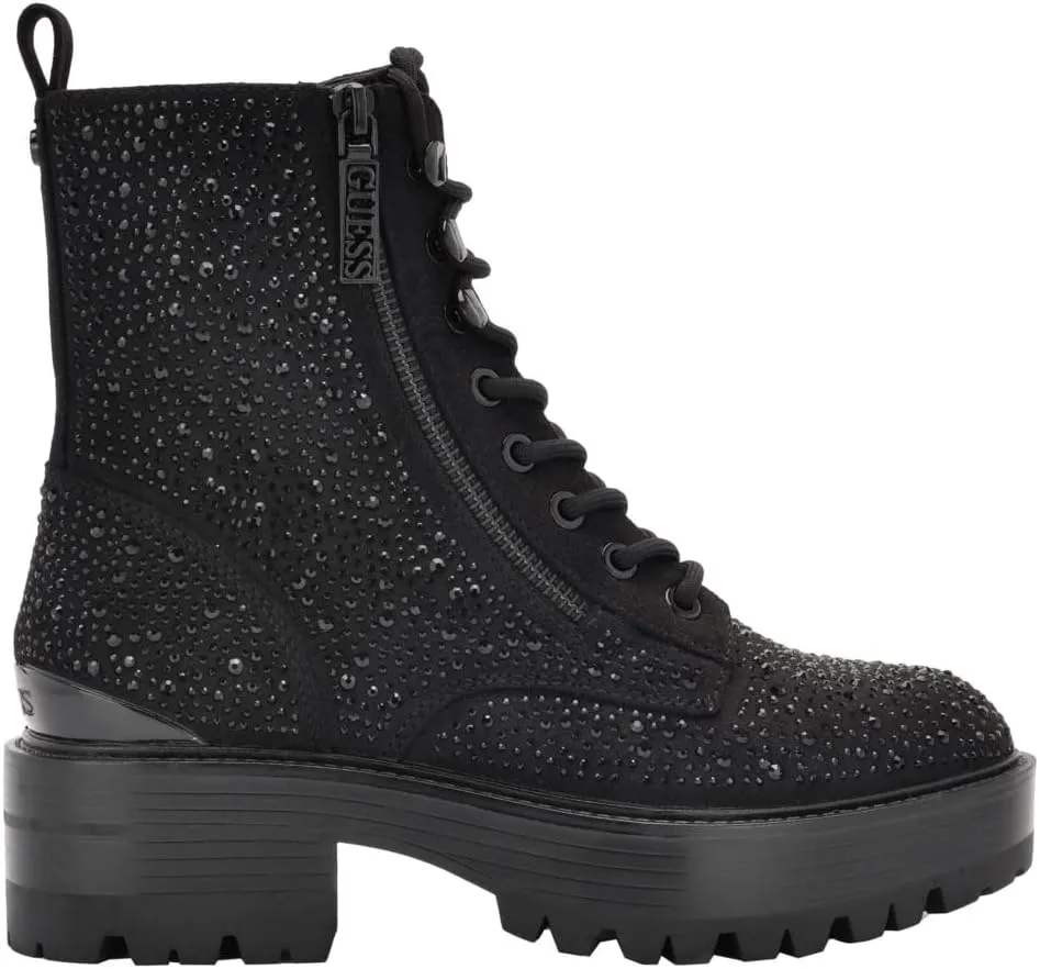 GUESS Women's Fearne Combat Boot