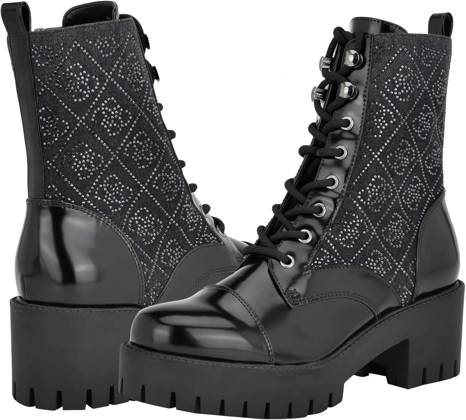 GUESS Women's Watie Combat Boot