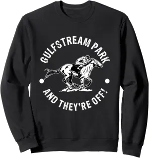 Gulfstream Park Racetrack Horse Race Fan Equestrian FL Derby Sweatshirt