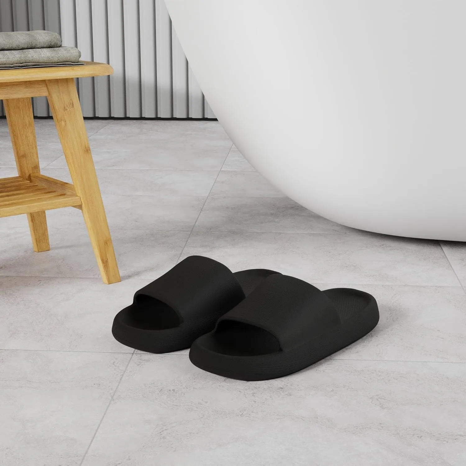 Happy Lily Cloud Slides for Women, Slippers for Men, Womens Sandals, Pillow Slides Shower Shoes House Slippers Beach Sandals Casual Summer