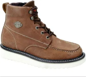 Harley-Davidson Men's Beau Leather Motorcycle Casual Wedge Boot