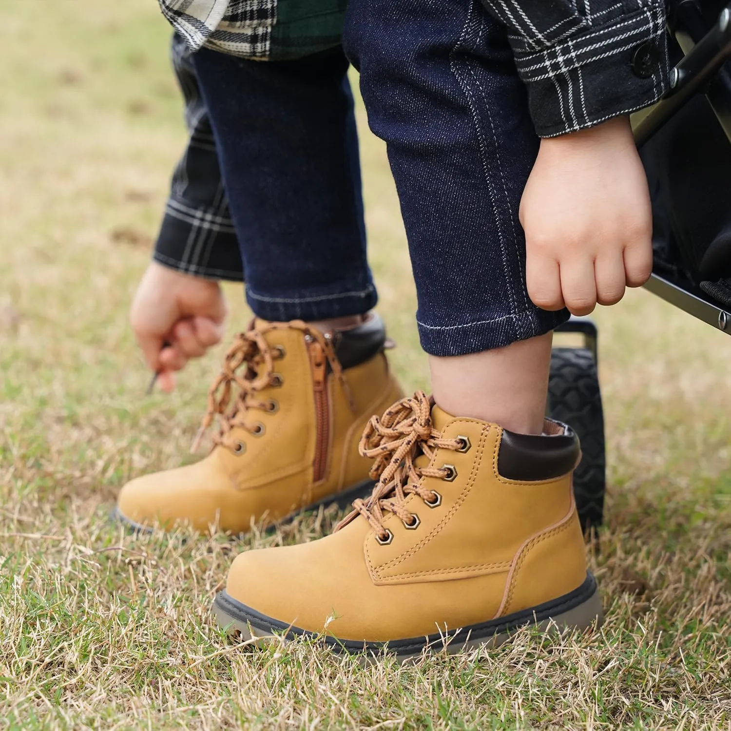 Hawkwell Kids Classic Zipper Waterproof Comfort Work Boot(Toddler/Little Kid/Big Kid)