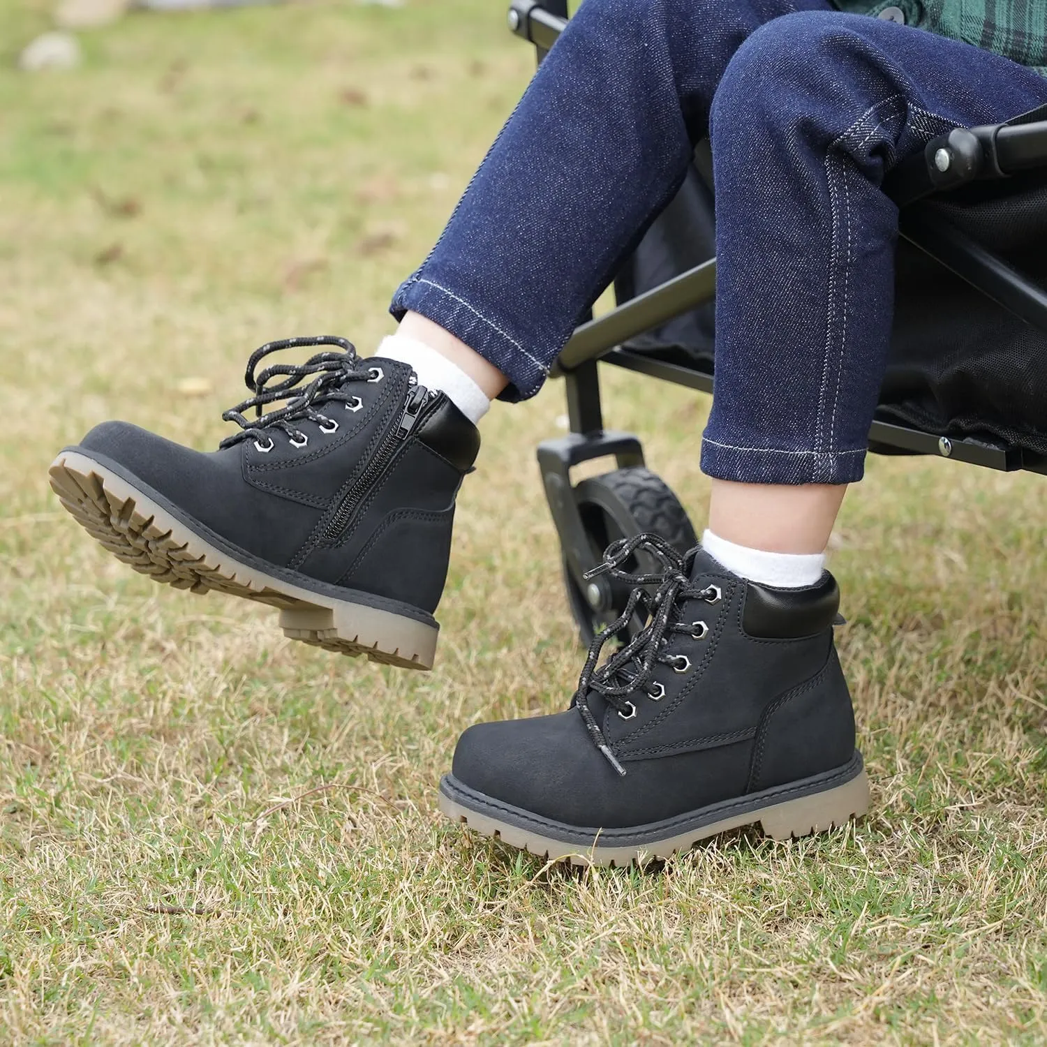 Hawkwell Kids Classic Zipper Waterproof Comfort Work Boot(Toddler/Little Kid/Big Kid)