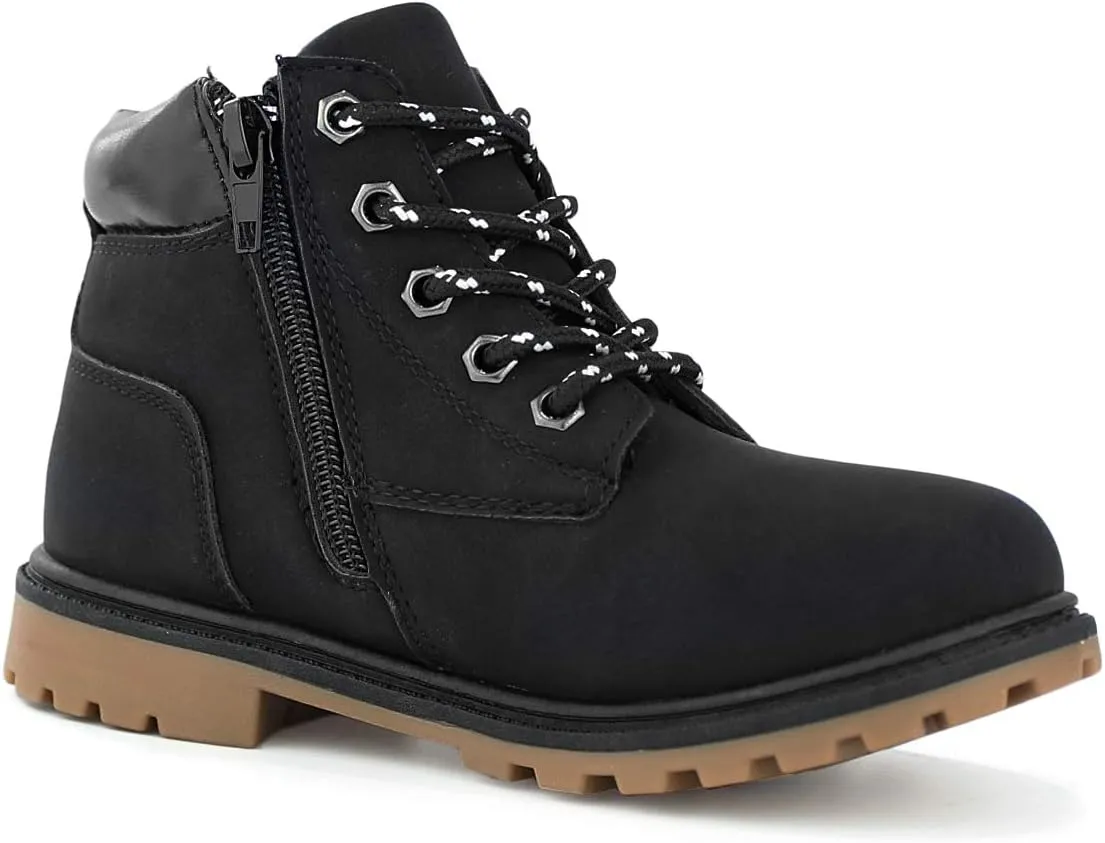 Hawkwell Kids Classic Zipper Waterproof Comfort Work Boot(Toddler/Little Kid/Big Kid)