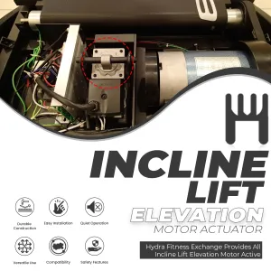 H.F Exchange Treadmill Incline Lift Motor Linear Actuator - Stroke 1.5 in - Exercise Equipment for Treadmill, Heavy Duty Quiet Operation, P/N 193034 Work with Image HealthRider Pro-Form 320x