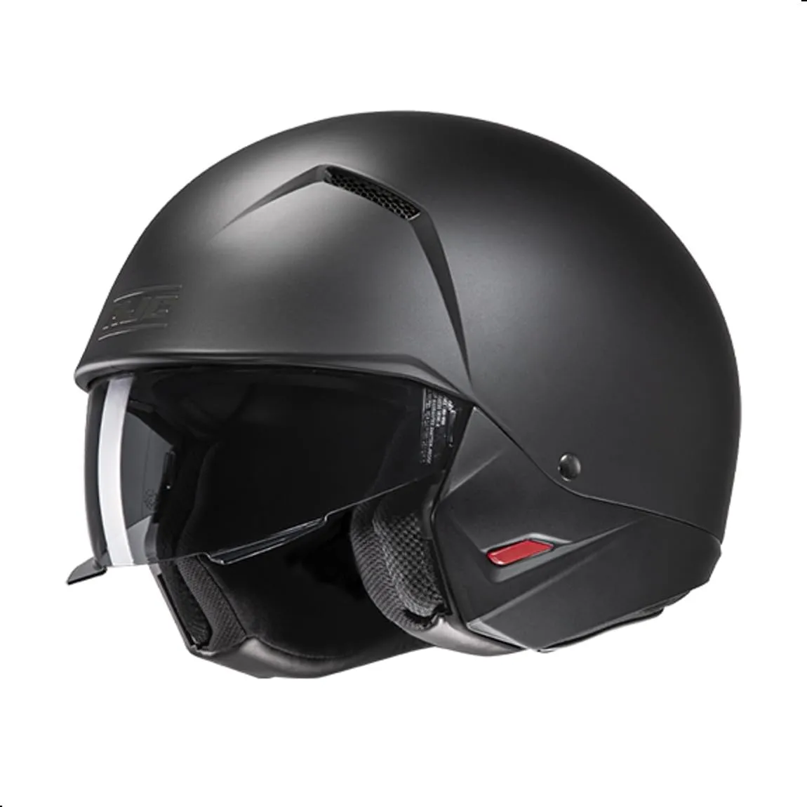 HJC i20 Solid Open Face Motorcycle Helmet, DOT Approved (Semi Flat Black, Large)
