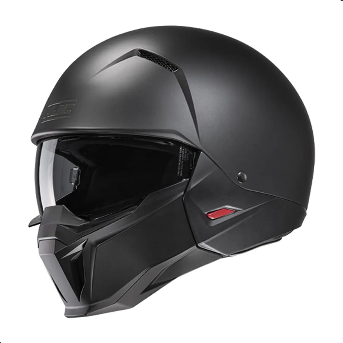 HJC i20 Solid Open Face Motorcycle Helmet, DOT Approved (Semi Flat Black, Large)